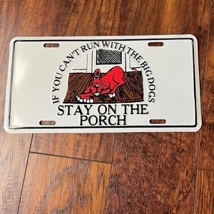 NWOT Funny car tag